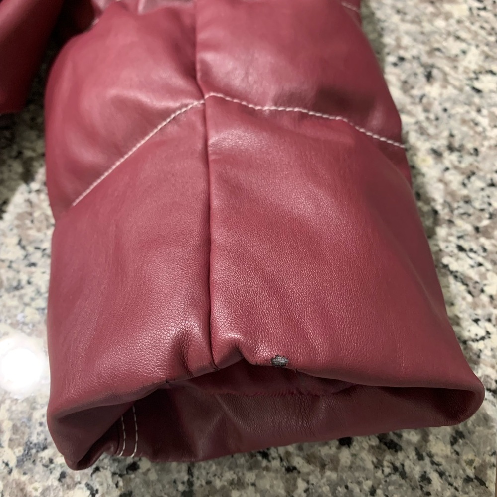 STAUD Burgundy Puffer Jacket - Picture 15 of 16